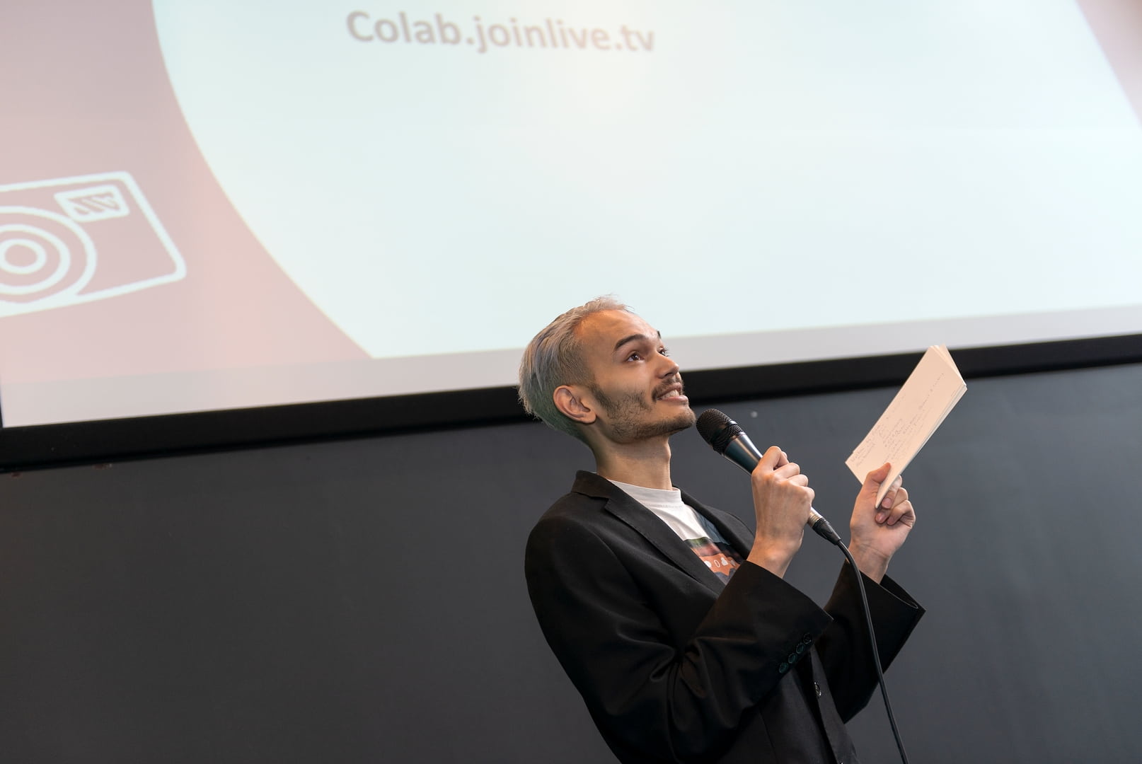 Maxim als dagvoorzitter bij Co-Lab 19